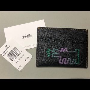 COACH X Keith Haring Card Case ID Holder